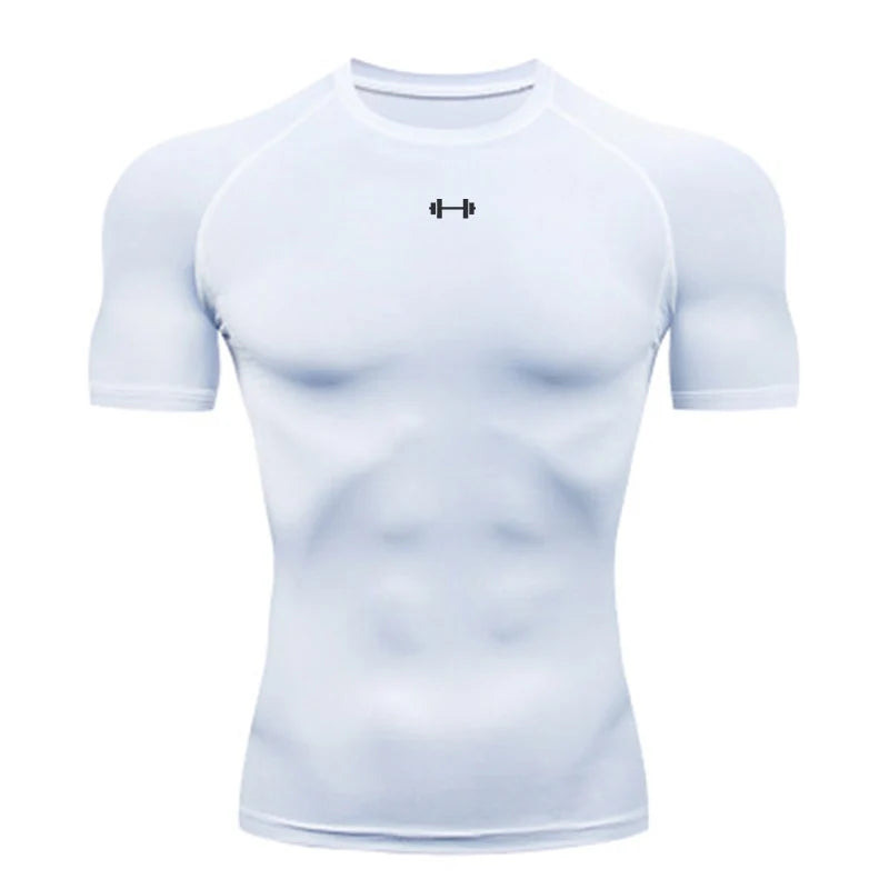 Camiseta Bodybuilding Masculina — Compressão e Estilo na Academia