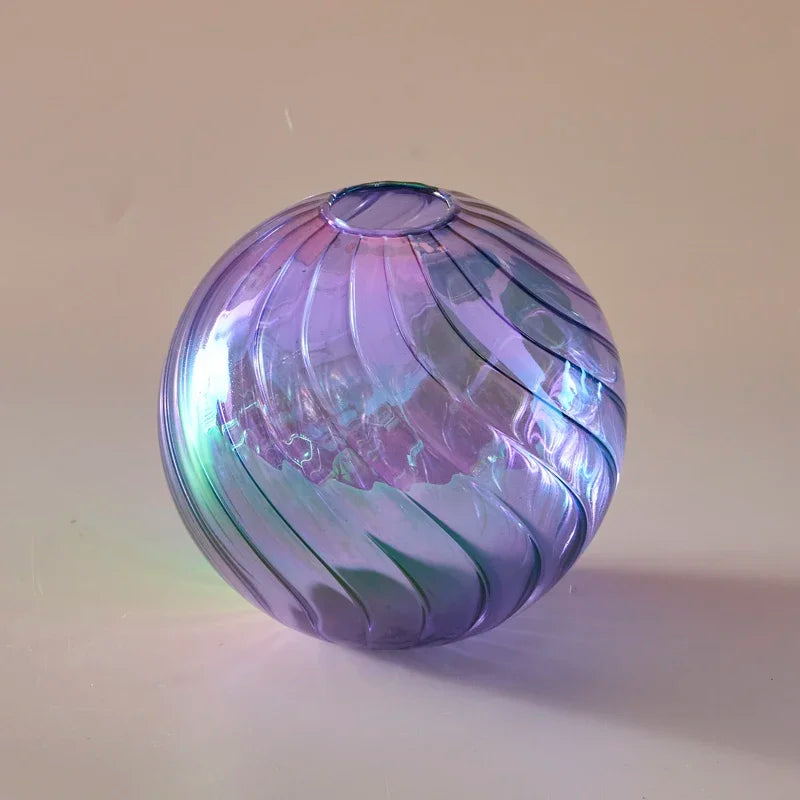 Decoração de Vasos Esféricos Furta-Cor