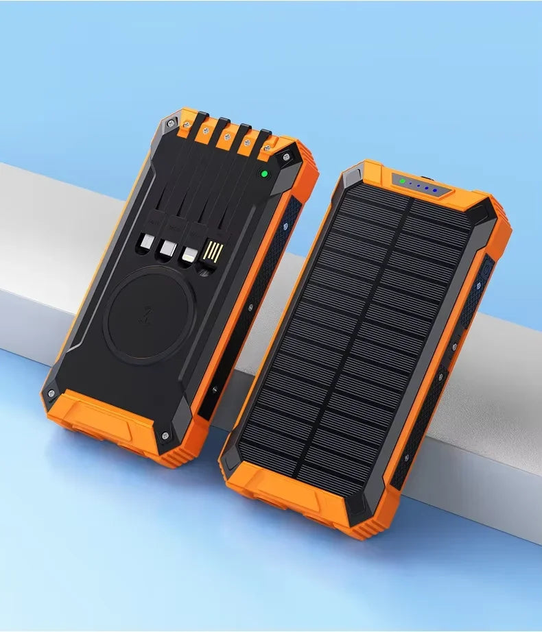 WonderNest Solar Power Bank 20000mAh Outdoor Waterproof