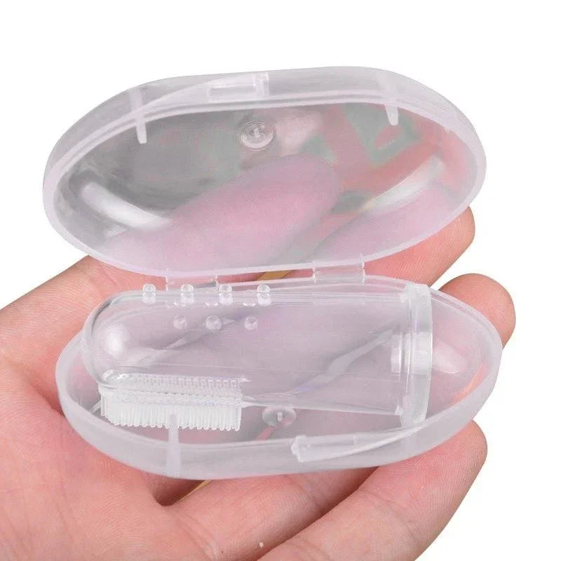 Soft Pet Finger Toothbrush Silicone Dog Cat Dental Care
