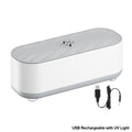 USB Rechargeable Mode Or Battery Mode Ultrasonic Cleaning Machine  High Frequency Vibration Wash Cleaner Jewelry Glasses Cleaner