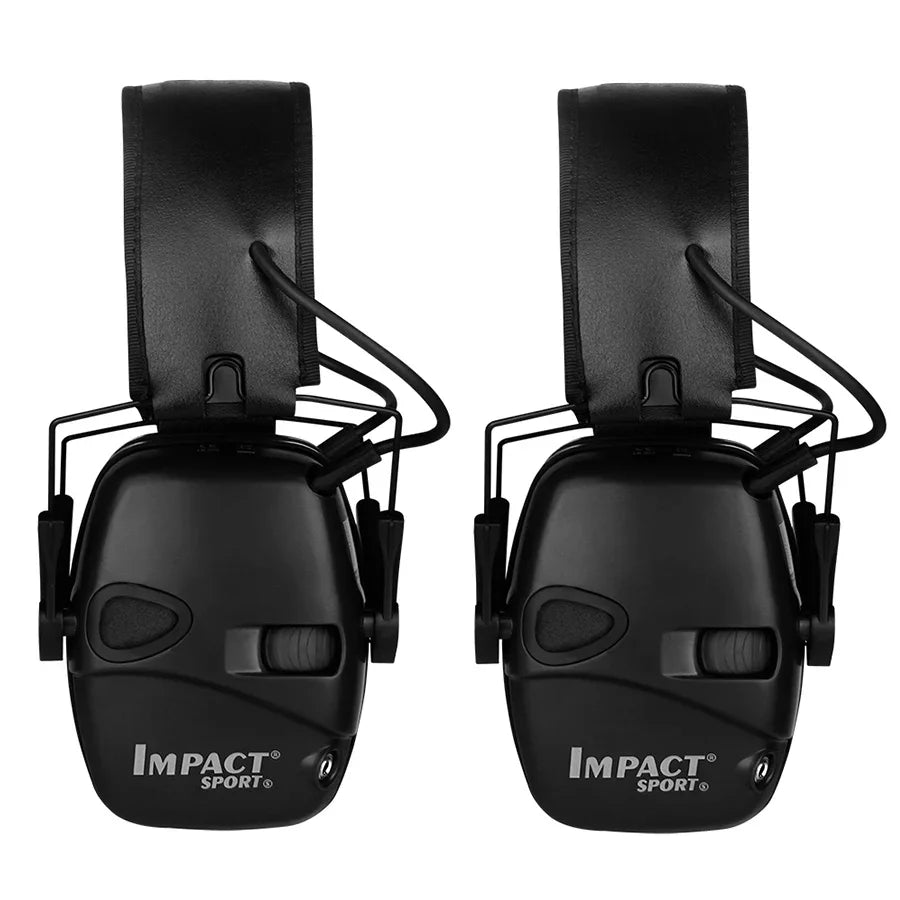Novo Headset Eletrônico de Tiro para Proteção Auditiva, Fones de Ouvido com Redução de Ruído, Protetor Auricular Tático Ativo para Caça