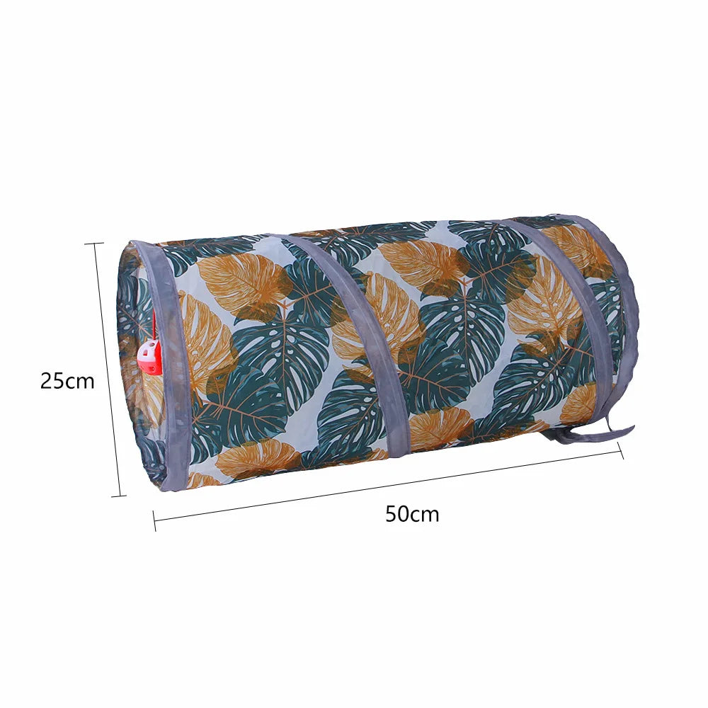 Túnel Dobrável para Gatos Brinquedo Interativo para Gatos e Filhotes Treinamento Divertido para Gatinhos Entediados Brinquedo de Túnel para Cães, Gatos e Coelhos