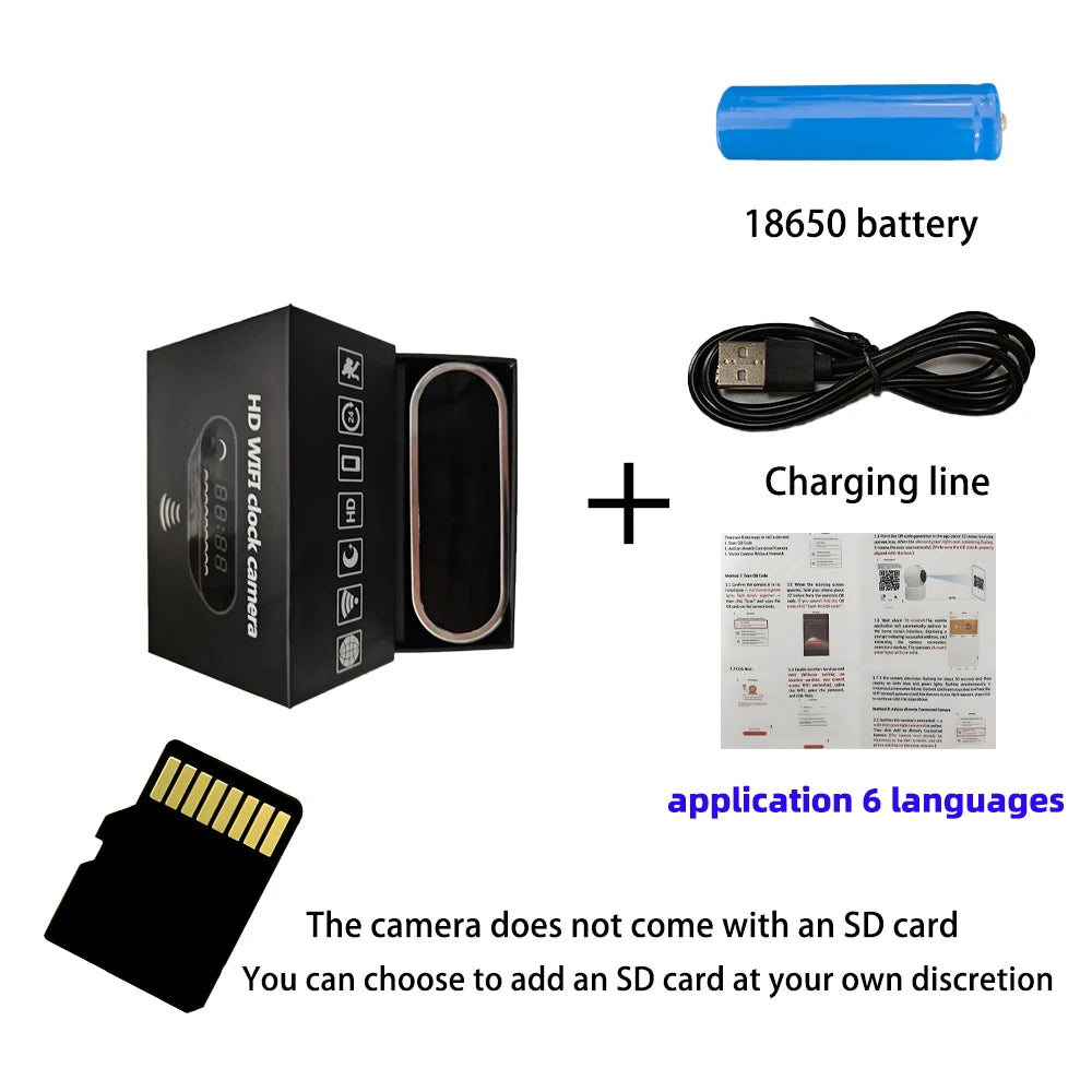 4K FHD Mini Camera IR Night Vision WiFi Motion Detection Remote
