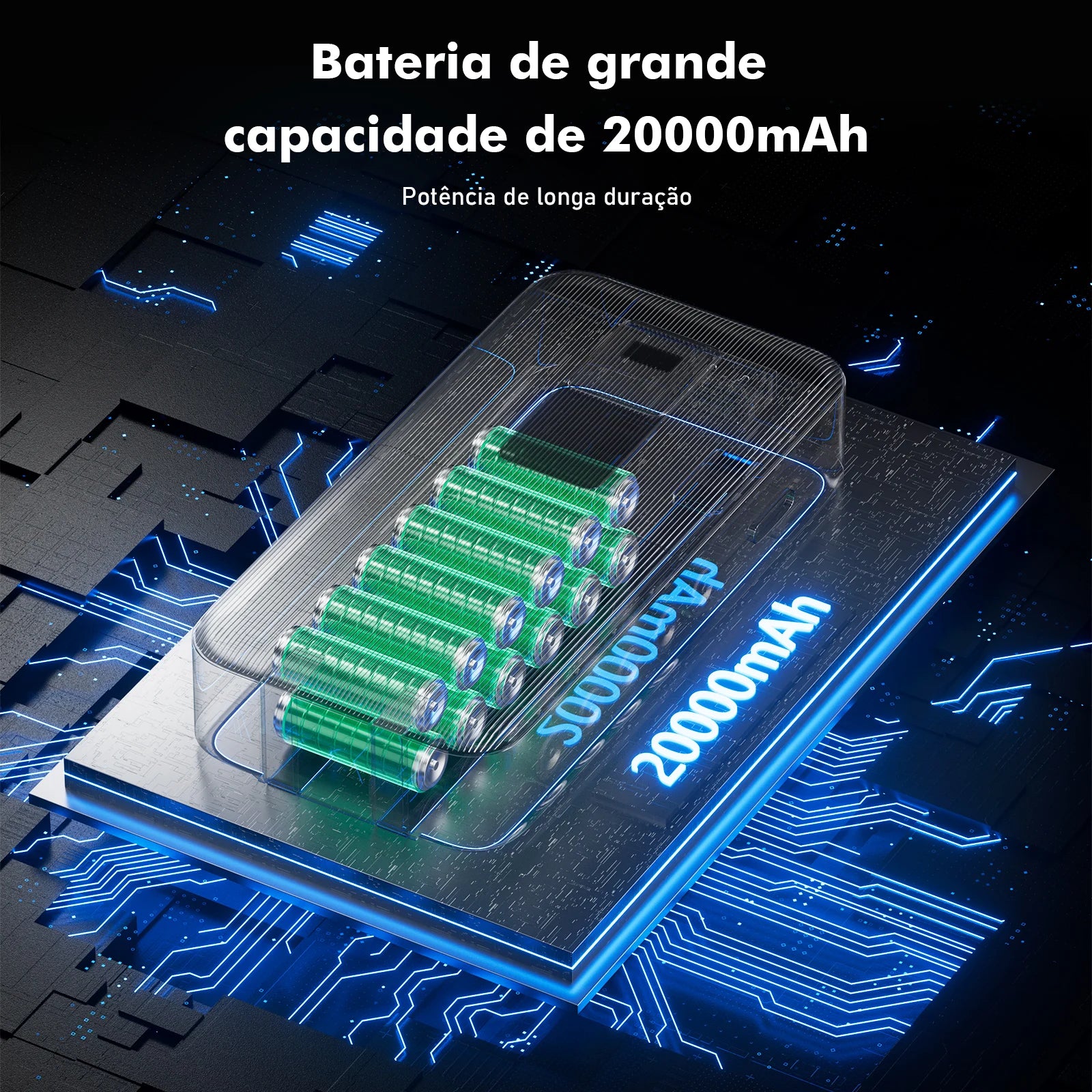 Portable Power Bank 20000mAh Type-C USB
