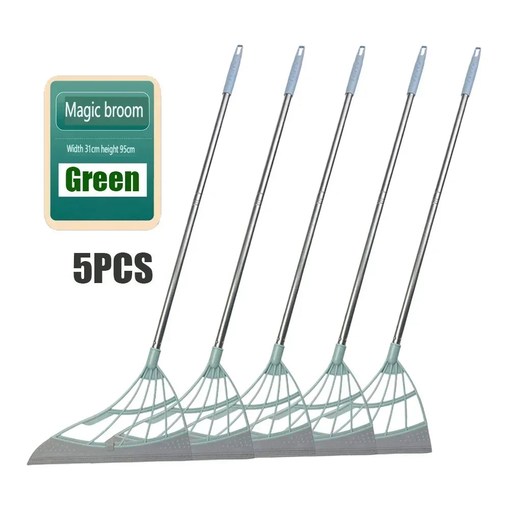 1/5/10PÇS Vassoura Mágica Rodo Limpa Vidros Silicone Vassoura Rodo de Limpeza de Chão Rodo Mágico Limpeza Doméstica Mop de Silicone