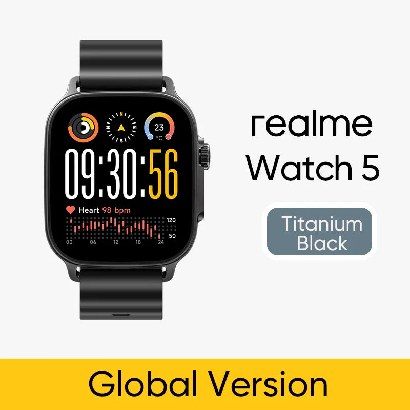 Realme Watch 5 1.97 AMOLED 460mAh GPS IP68 14-Day Battery