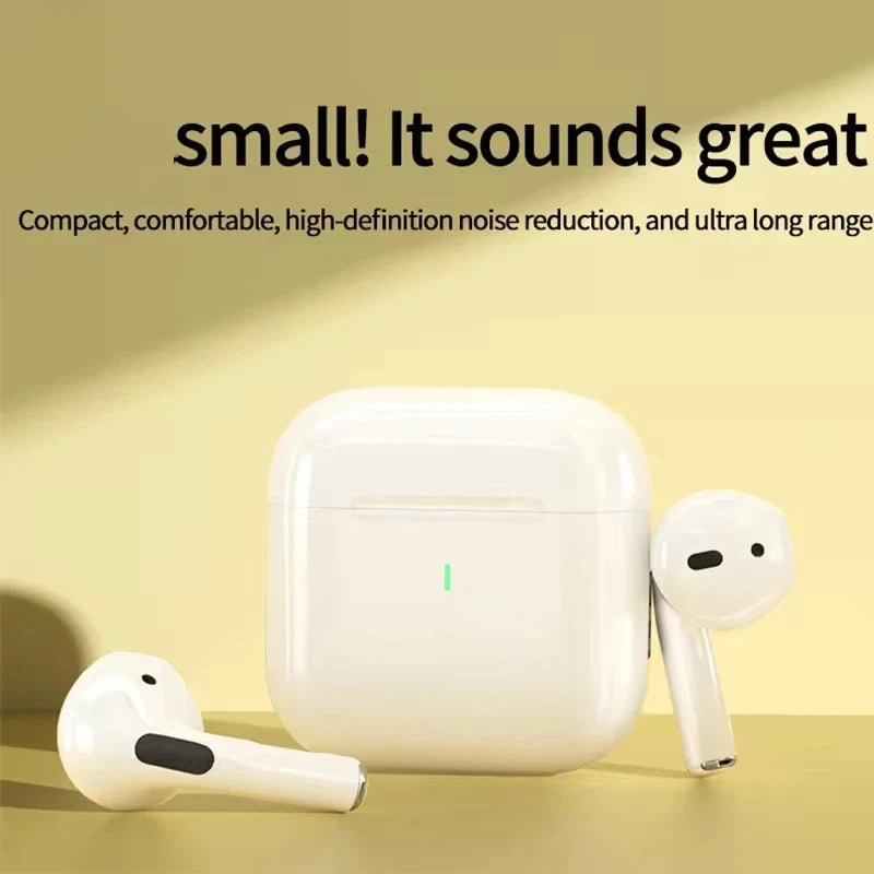 Fone de Ouvido Bluetooth Sem Fio True Buds5 Som Estéreo HIFI Bluetooth5.3 Headphone Esportivo Com Microfone Para Android iOS Universal