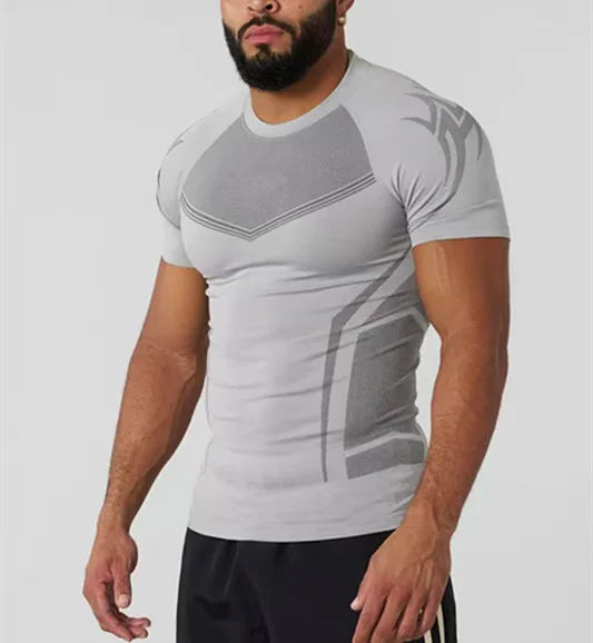 Camiseta Compressão Masculina Manga Curta — Leveza e Suporte