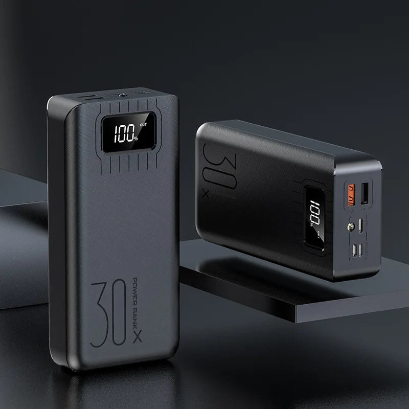 Power Bank 30000mAh Fast Charging Large Capacity Digital Display