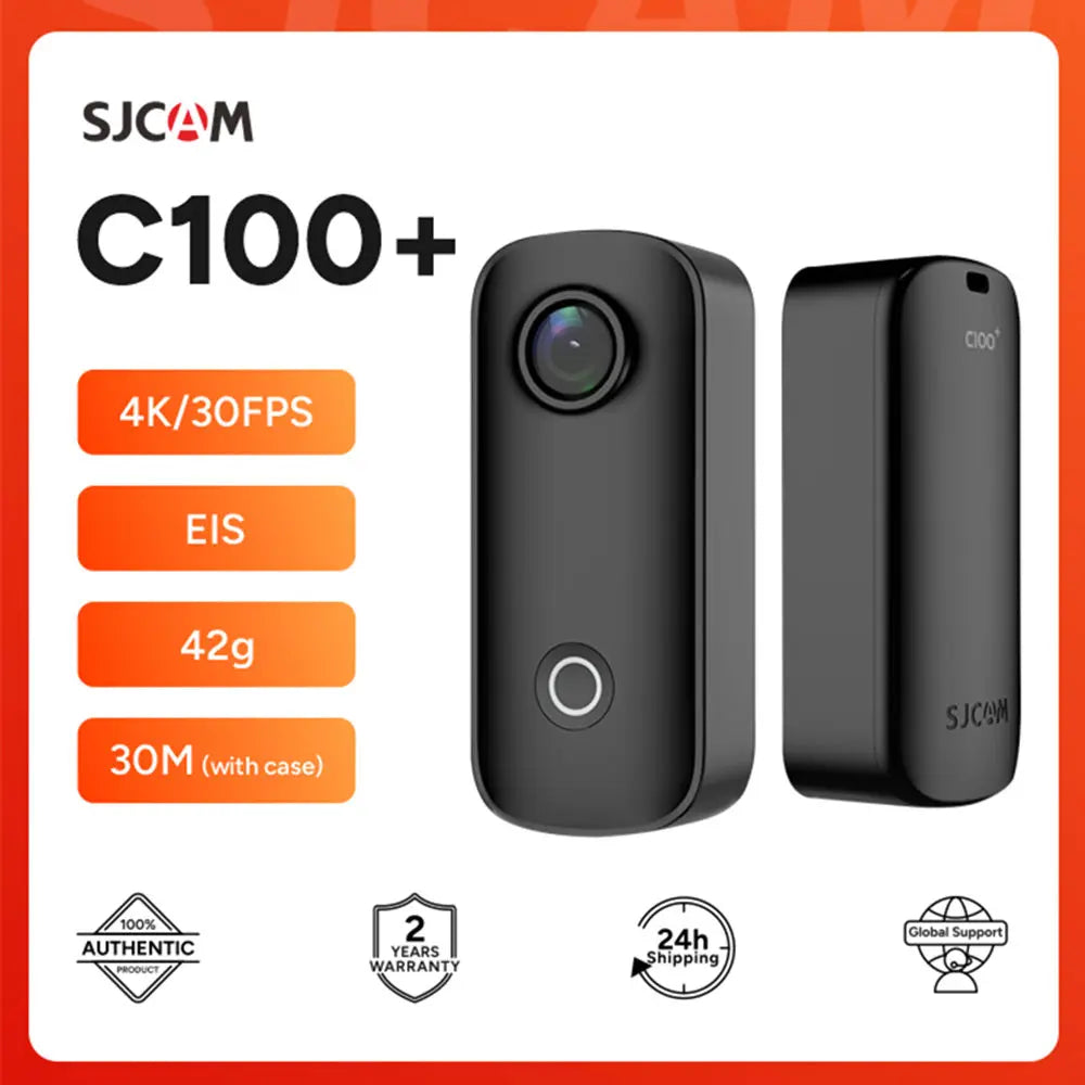 SJCAM C100 Plus - Action Camera - 4K 30M Waterproof