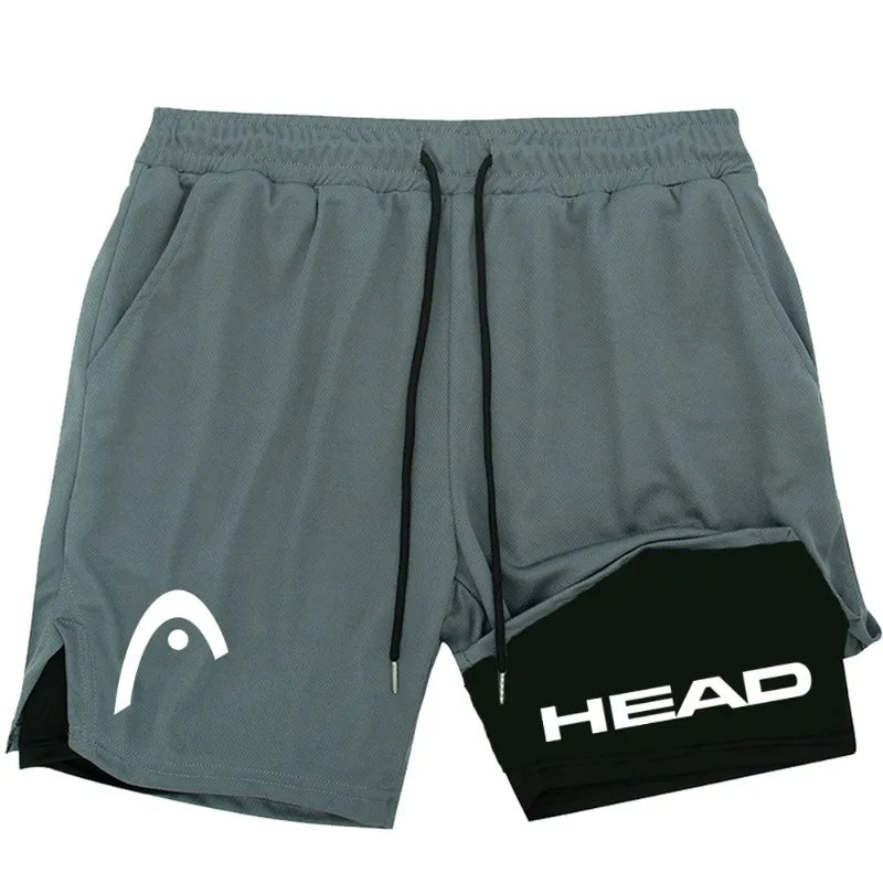 trendy street style fitness shorts for men, quick drying gym...