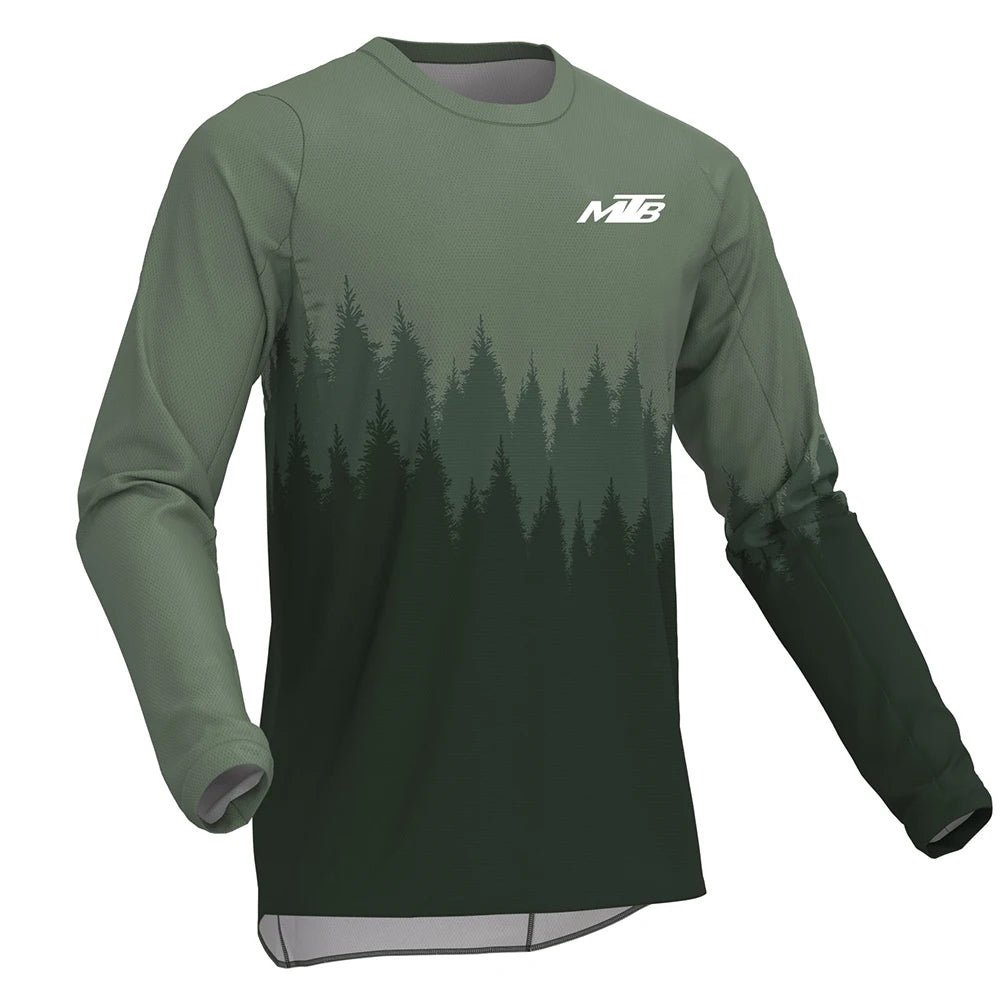 Ggrrans Jerseys MTB Camisas de Mountain Bike MTB Off-road Manga Longa Moto Motocross Esportiva Corrida Bike Ciclismo Roupa