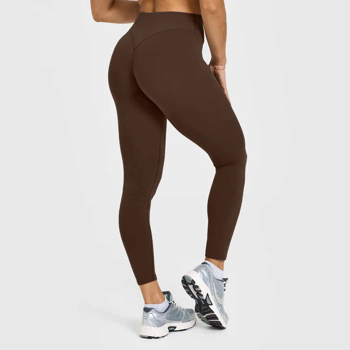 Calça Legging Feminina Nude Academia Cintura Alta Levanta Bumbum Esportiva Fitness Corrida Emagrecedora Comprida Legging Mujer Gym