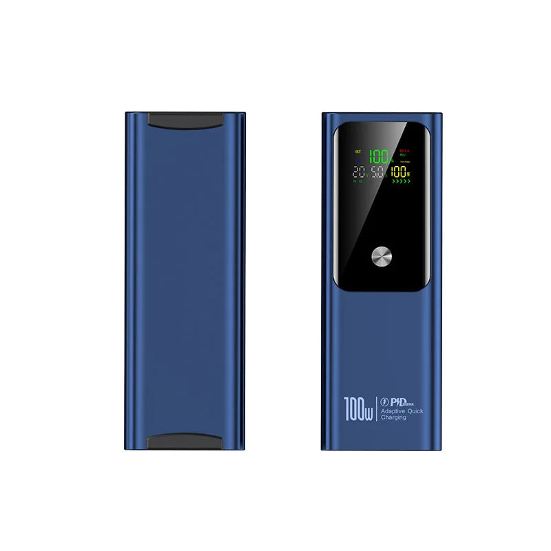 Power Bank 20000mAh 100W Fast Charge Portable Bidirectional