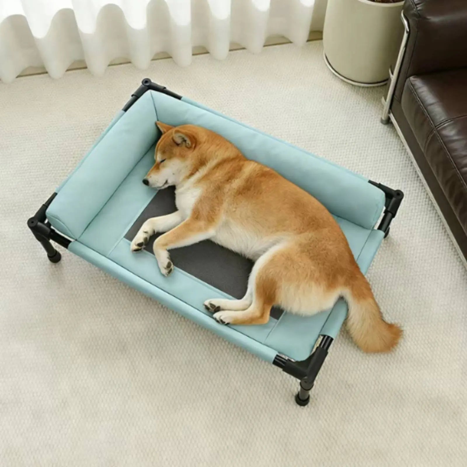 Dog Sofa Bed Breathable Pet Sofa Bed Dog Cot Removable Washable Easy to Assemble