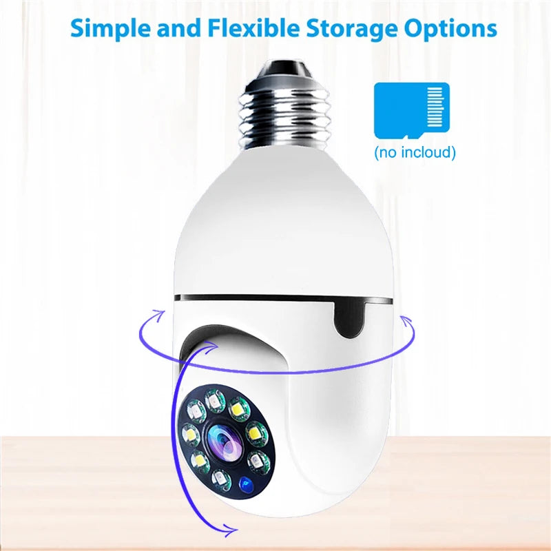 E27 2.4G Wifi - IP Bulb - Surveillance Camera Night