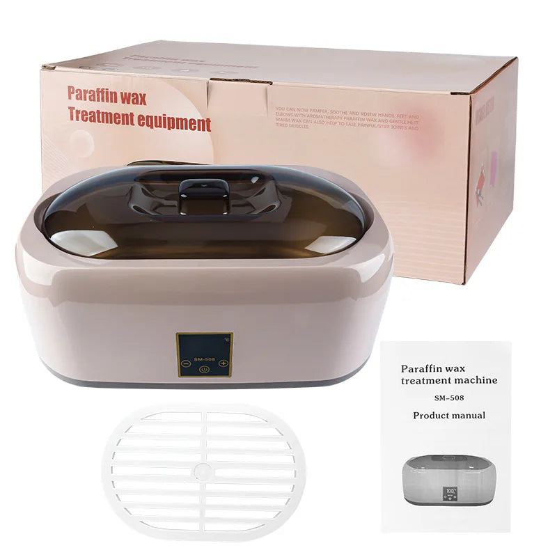 Máquina de Terapia de Cera de Parafina com Display Digital 4000 mL com Aquecedor Rápido para Hidratação Profunda da Pele das Mãos e Pés