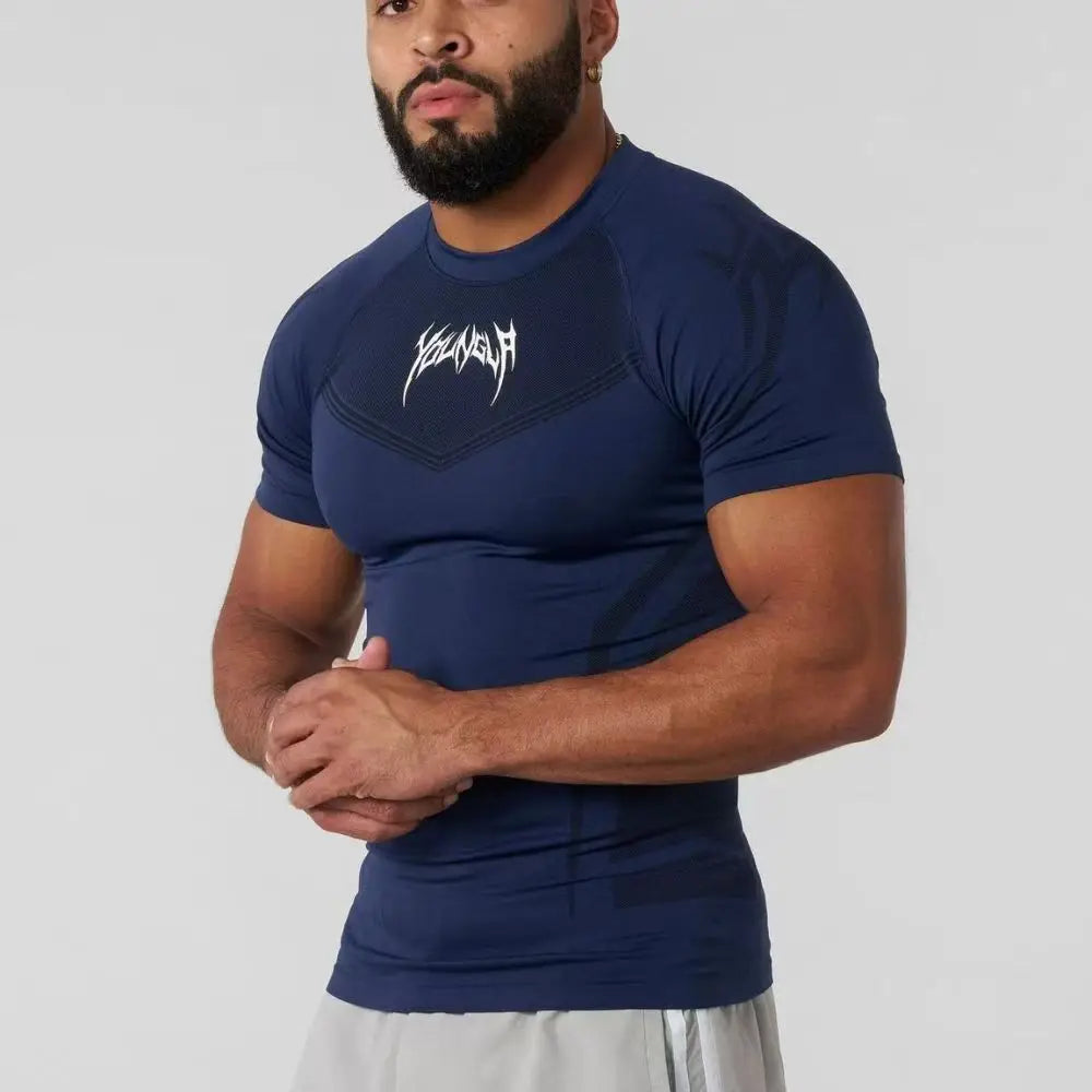 Camiseta Compressão Masculina Manga Curta — Leveza e Suporte