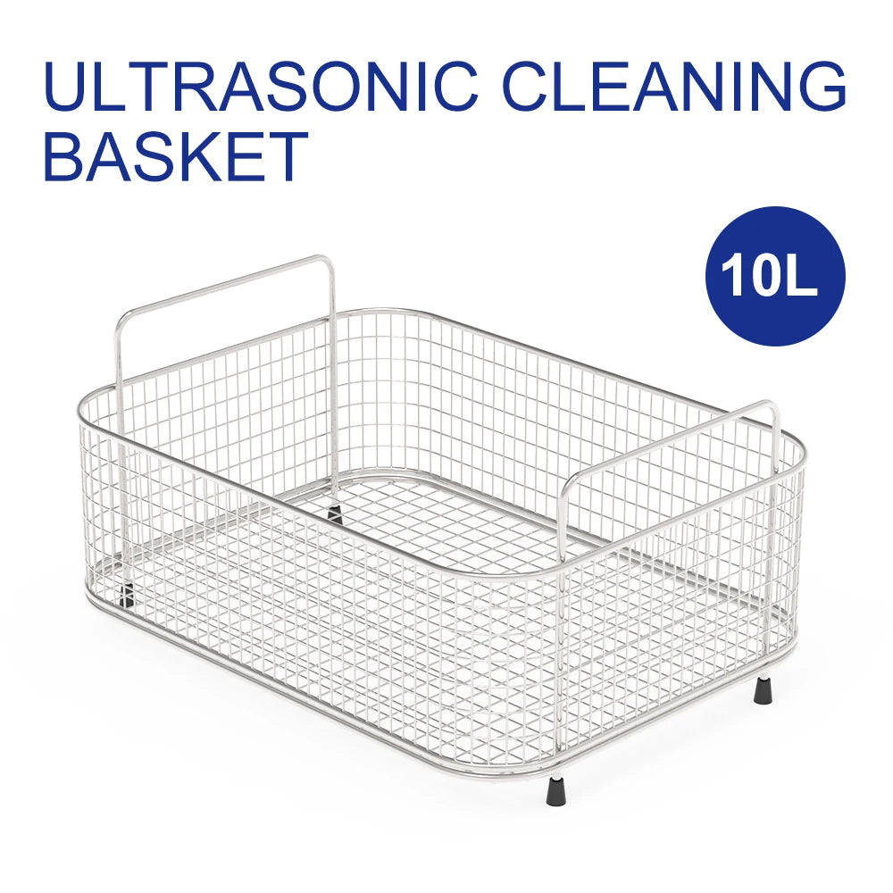 Granbo SUS304 Cleaning Basket 1-30L Capacity Ultrasonic Cleaner Baskets Vegetable Washing Basket
