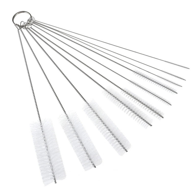 10PCS Kitchen All for Convenience Straw Cleaning Brush Bottlebrush Clean Baby Bottles Cleaning Brush Magic Sponge Cleaning Home
