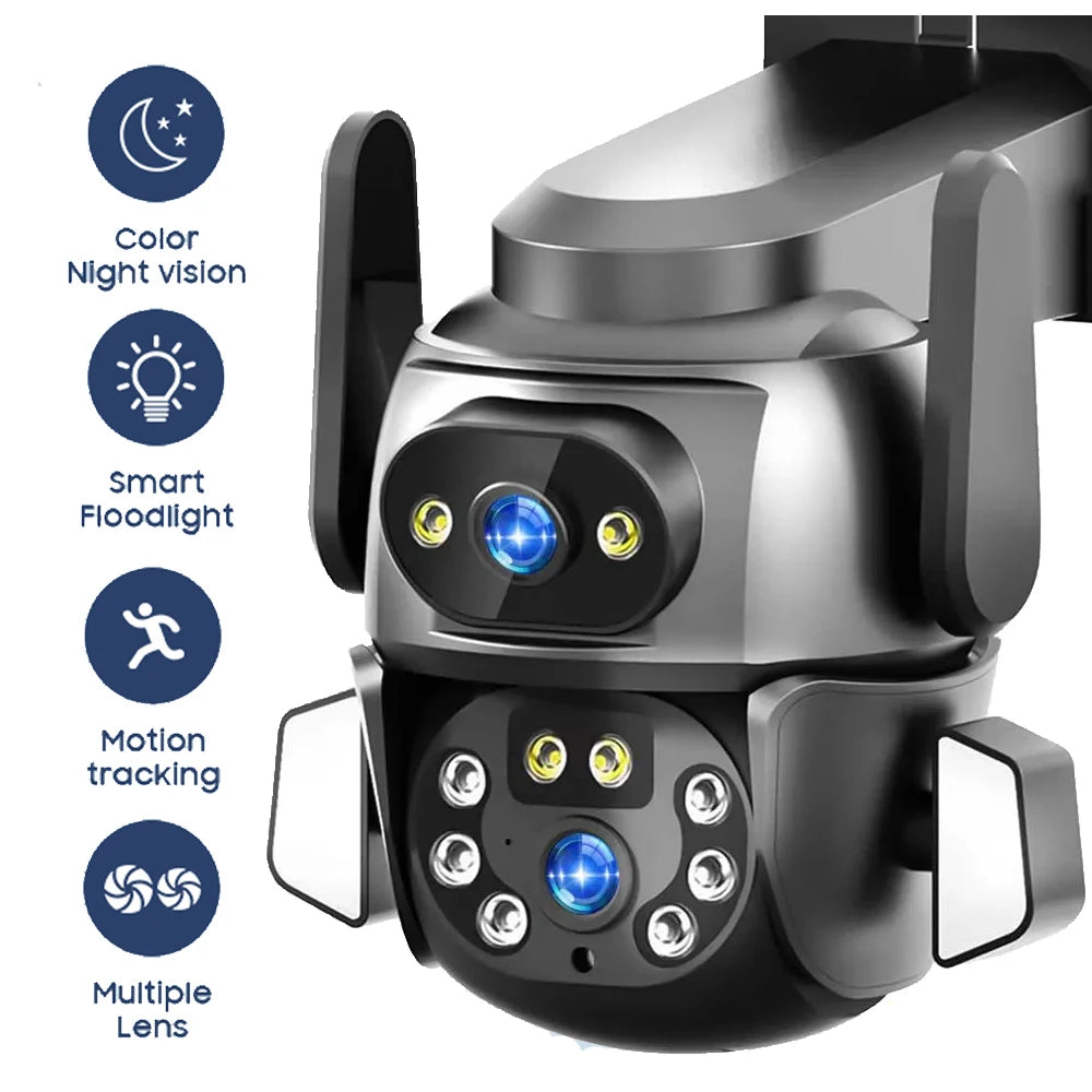 CareCam 4K 8MP - Dual Lens - PTZ Camera Outdoor