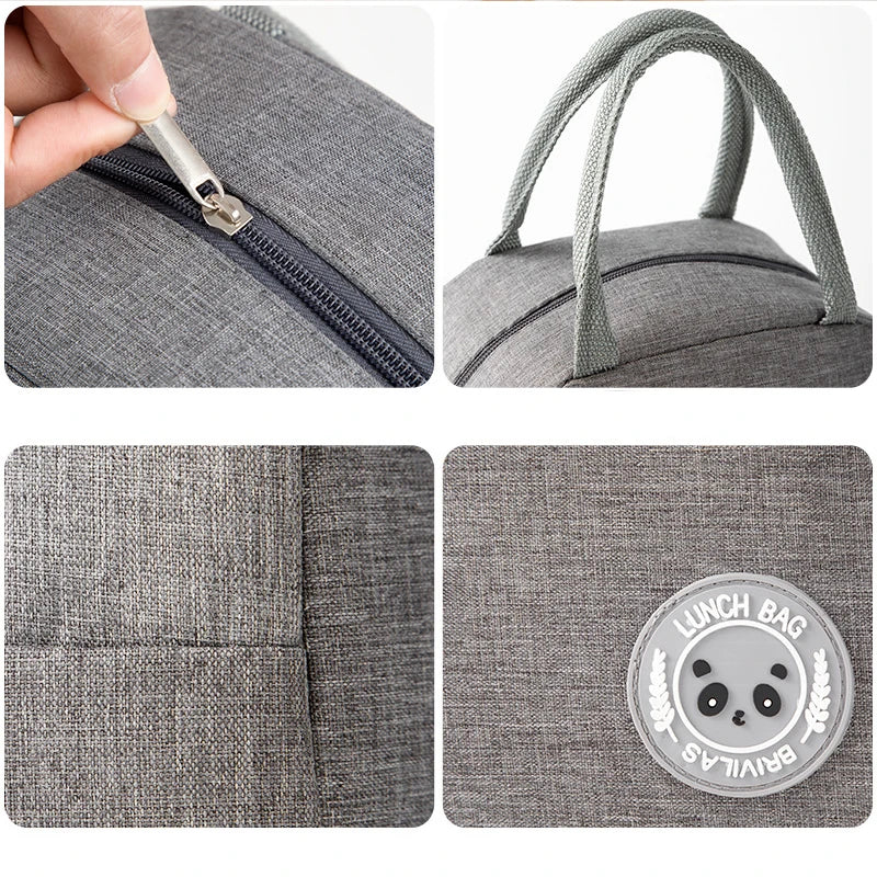 Portable Insulated Lunch Bag Cationic Aluminum Foil Insulation...