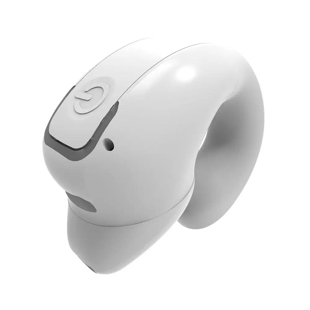 Open-Ear Air Conduction Earbuds Bluetooth 5.4 Clip-On Single Headset HIFI Stereo Sound Waterproof Sport/Running Mini Earphone