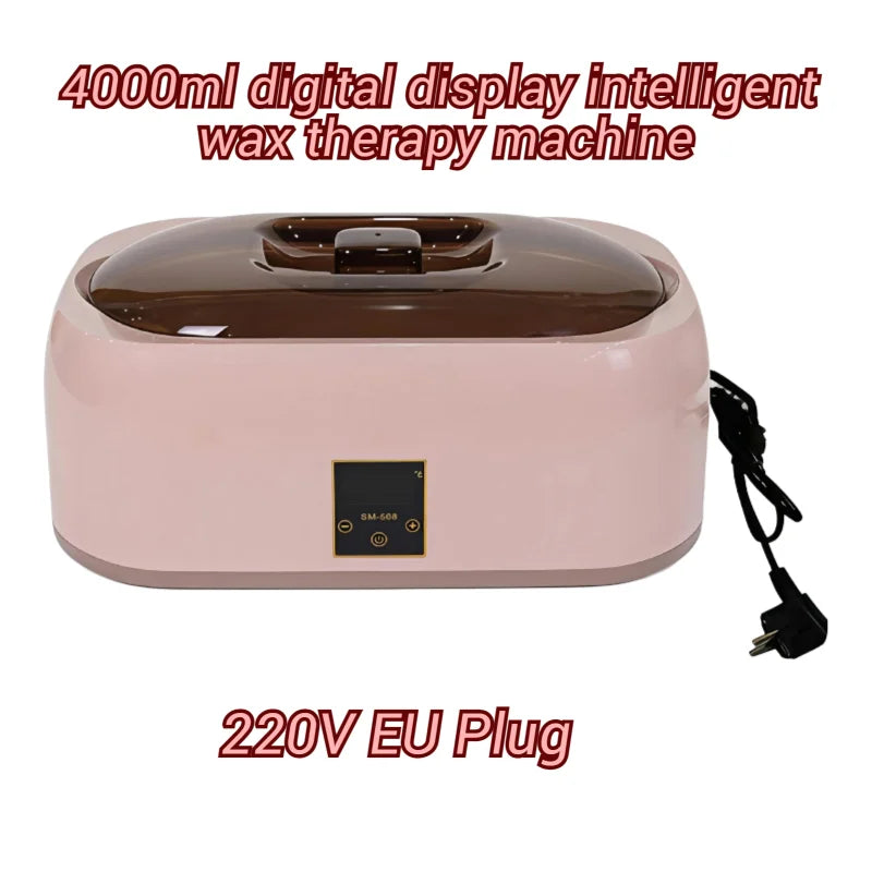 4000 mL Digital Display Paraffin Wax Therapy Machine With Wax-melt Quick Hot Heater for Deep Skin Hydration of Hands and Feet