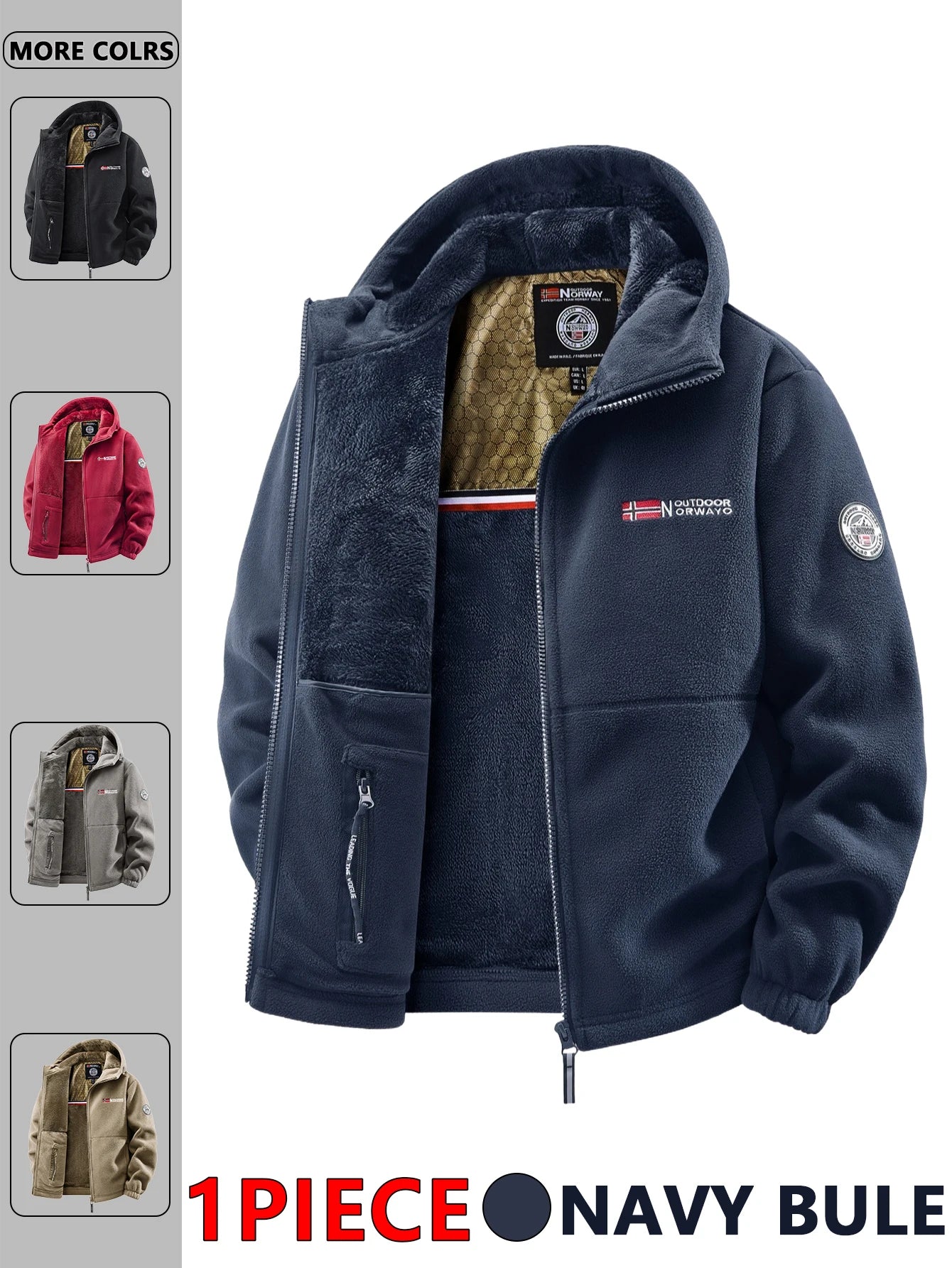 Jaqueta Masculina de Outono e Inverno com Capuz para Atividades ao Ar Livre, Adequada para Uso Diário em Casa, para Viagens, Festas, Deslocamentos, Moda Versátil para o Ar Livre, Aprimora...