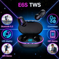 E6STWS Fone Bluetooth are sem fio Bluetooth music Fone de Ouvido e...