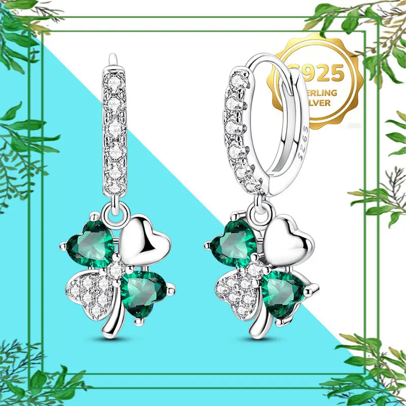 Brincos Femininos Pendentes 100% Genuínos em Prata Esterlina 925 Hipoalergênicos Luxuosos Elegantes Joia Fina Presente de Aniversário para Ela
