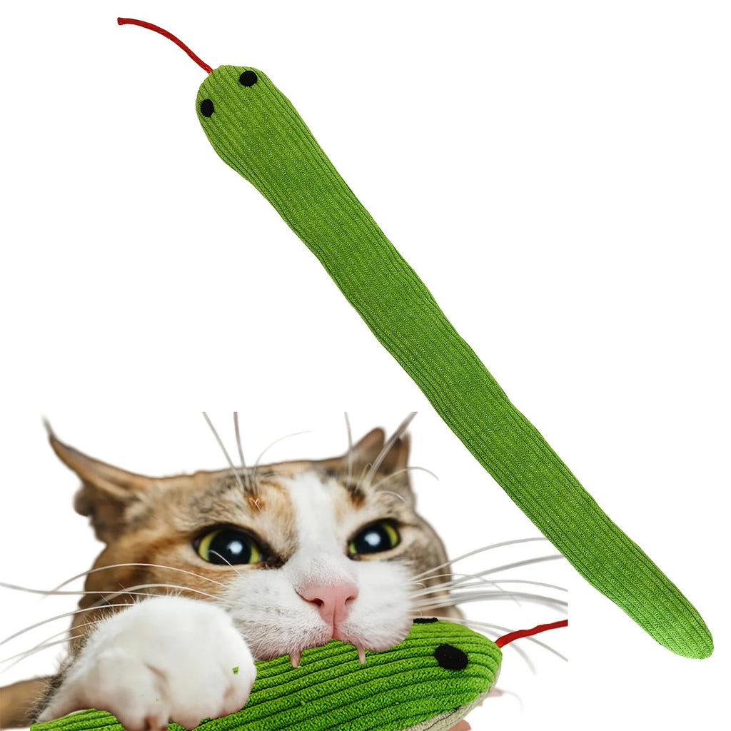Brinquedo de Gato Cobra Interativo com Som de Amassado Brinquedo Provocador para Gatinhos Brinquedo Chute Interativo para Gatos Internos 42 cm Suprimentos para Animais de Estimação