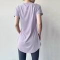 Roupa Esportiva Feminina Academia 2026 Roupa Yoga Feminina Camiseta Manga Curta Secagem Rápida Top Fitness Respirável Slim Cobre Bumbum Camisa Corrida