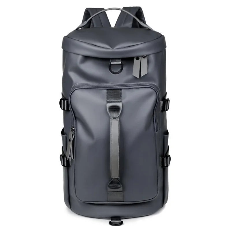 Gym Travel Backpack Black Round Bag for Men Women Casual Outdoor...