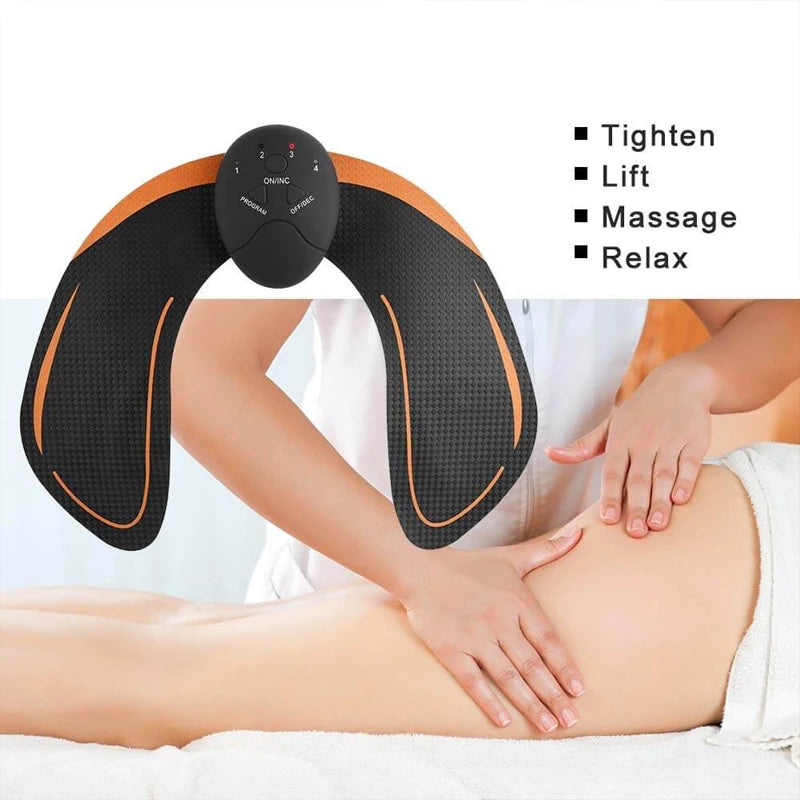 Massageador Modelador sem Fio EMS para Glúteos e Quadris