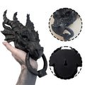 Dragon Door Knocker Gothic Home Wall Decor Statue