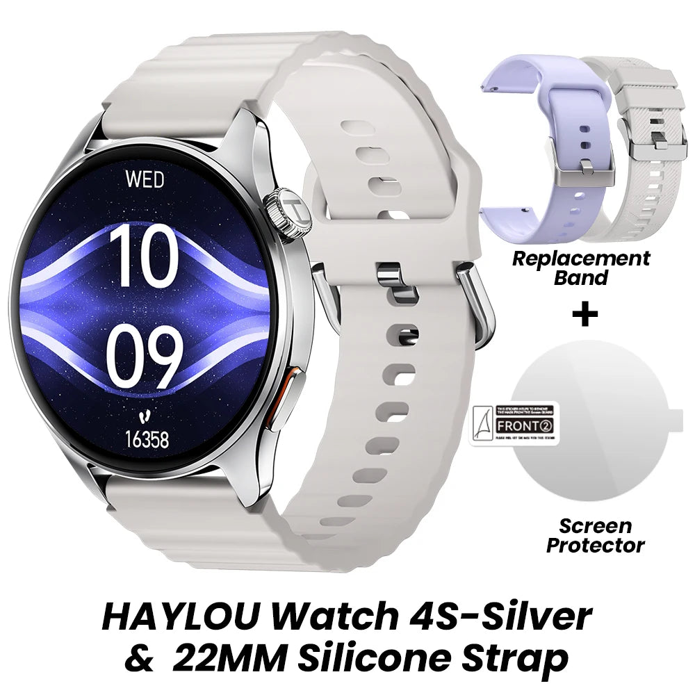HAYLOU Watch 4S GPS AMOLED 1.43 5 Satellite 120+ Sports