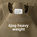 600g Camiseta Ort Sve Algodão Pesado Pura Ex Verão Solta Casual Versátil Cor Base Camisa Top