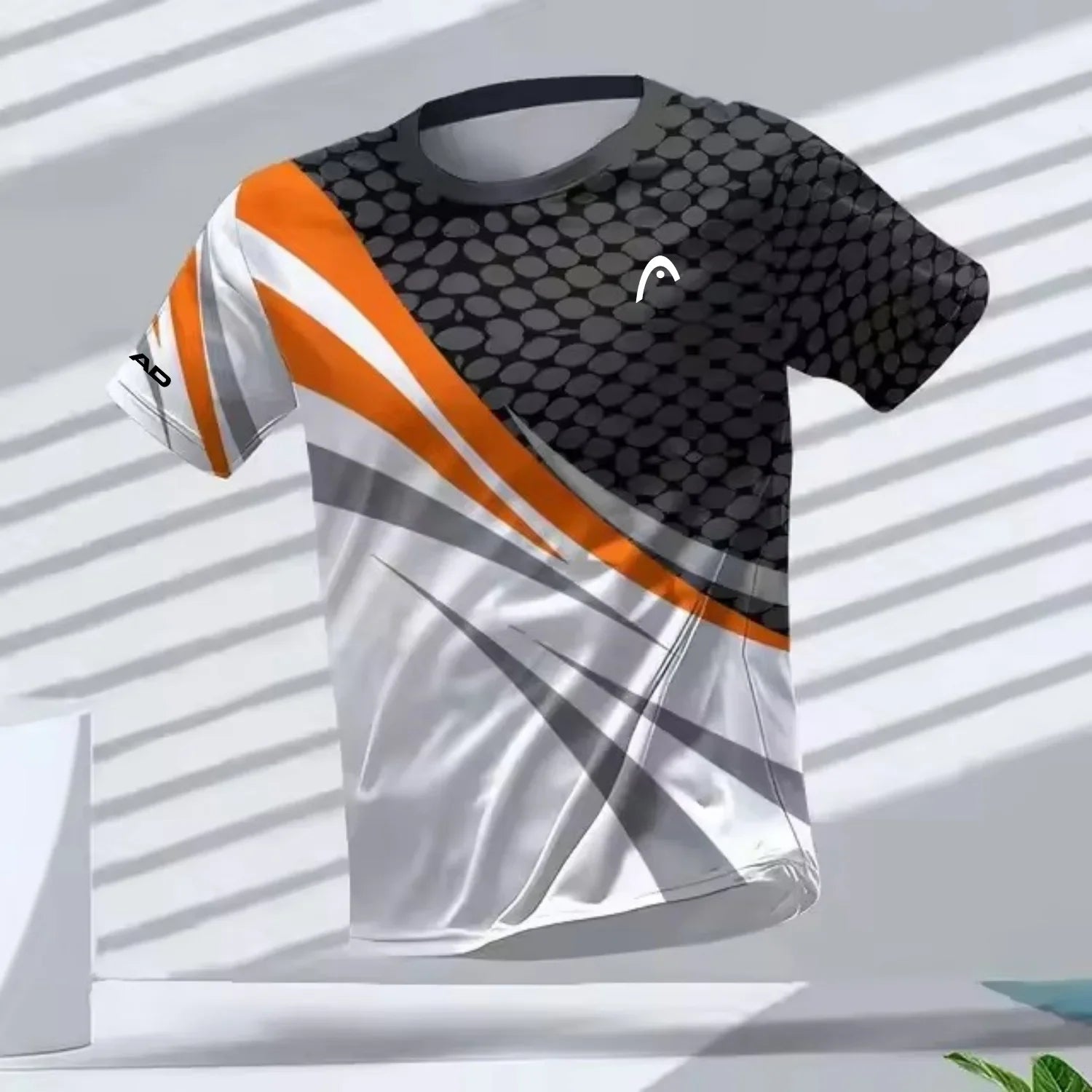Camisetas Masculinas Esportivas para Corrida ao Ar Livre Treino Secagem Rápida Respirável Gola Redonda Manga Curta Casual Fashion Solta