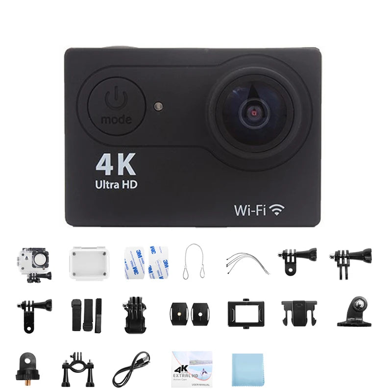 Ultra HD 4K - Action Camera - 1080P/30FPS 2.0 inch