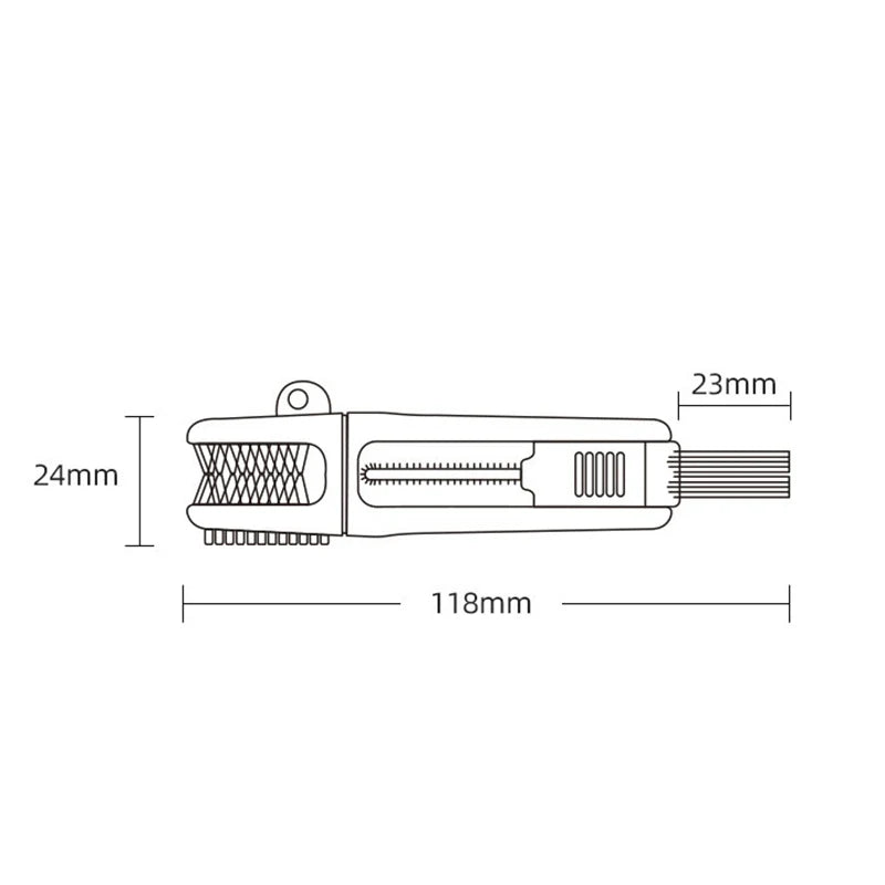 Escova de Limpeza Multifuncional 3 em 1 Escova Pequena para Detalhes de Tampas de Garrafas e Copos Ferramentas para Limpeza de Canudos Utensílios de Limpeza para Cozinha Doméstica