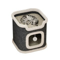 Cama para Gato Interna Toca para Gatos Quente de Inverno Fofa Condo Esconderijo para Gatos Móvel Moderno para Vários Pets Lavável