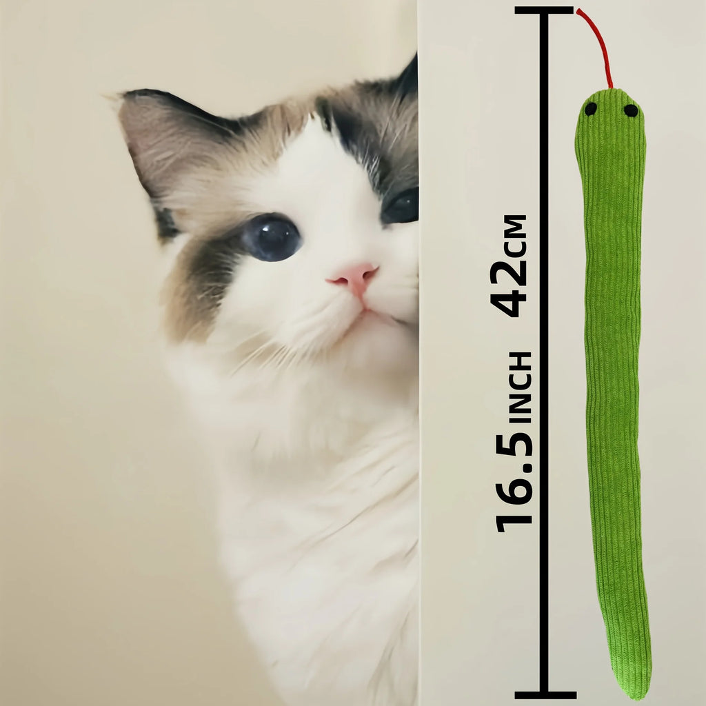 Brinquedo de Gato Cobra Interativo com Som de Amassado Brinquedo Provocador para Gatinhos Brinquedo Chute Interativo para Gatos Internos 42 cm Suprimentos para Animais de Estimação