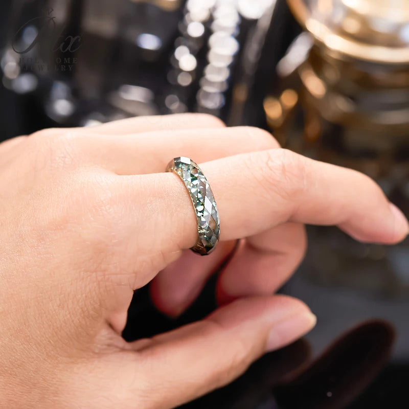 100% Moissanite Diamond Ring Proposal Engagement Wedding Band Anniversary Gift Luxury High Quality for Men&Women Rare Jewelry