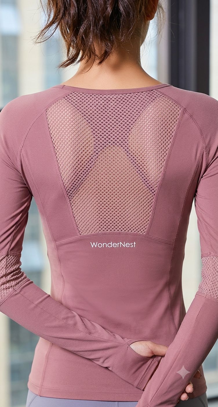 Kit Top Fitness Sem Costura — Manga Longa e Curta para o Treino
