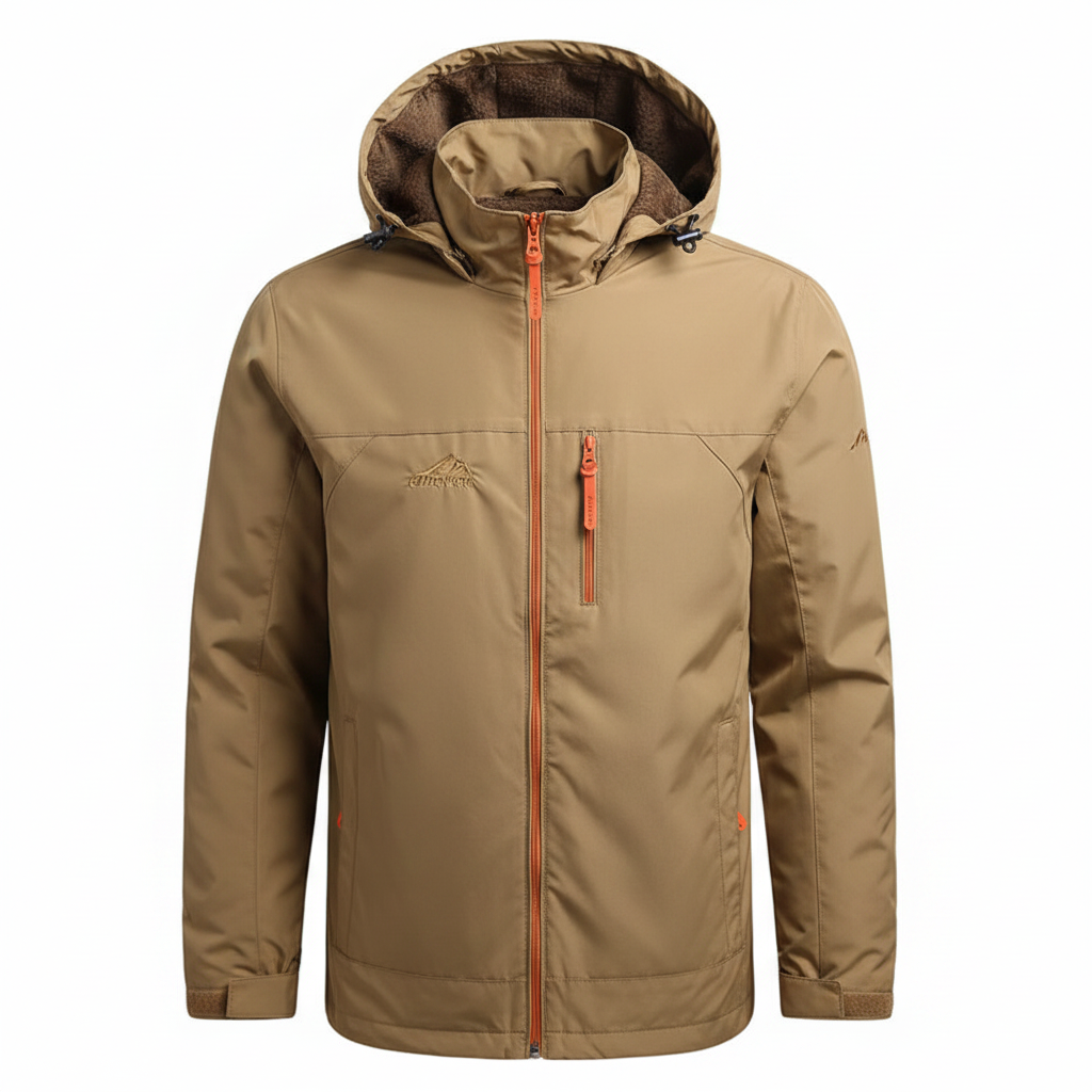 Jaqueta Corta-Vento Masculina Impermeável — Trilha, Camping, Pesca...