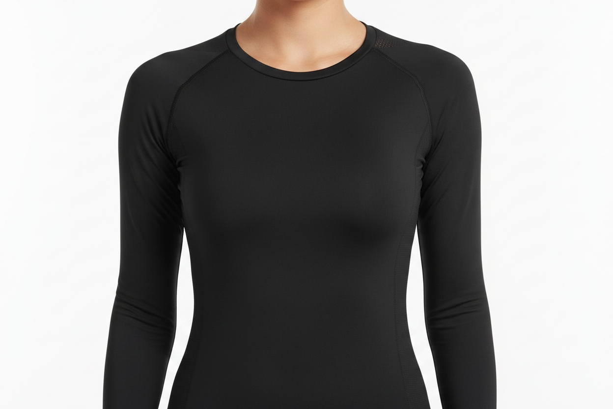 Kit Top Fitness Sem Costura — Manga Longa e Curta para o Treino